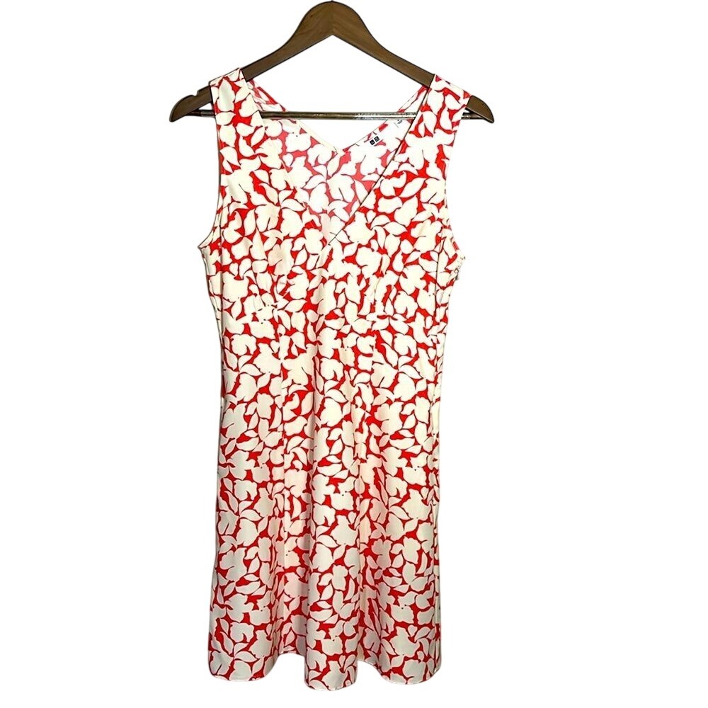 Uniqlo Sleeveless Mini Dress Fit Flare Pockets Small